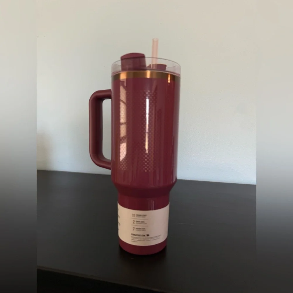 Stanley Quencher H2.0 + Calia 40oz Tumbler - Red Nectar, NEW - Picture 2 of 6